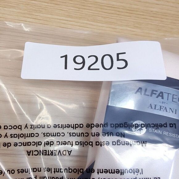 ALFANI Mens Neck Tie Light Pale Pink Solid Textured Stain Resistant ALFATECH - Picture 7 of 7